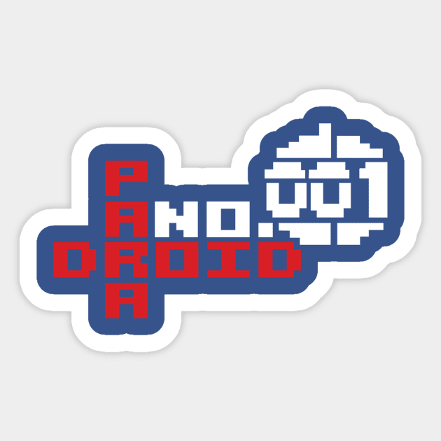 PARADROID Android No.1 Sticker by haegifrq